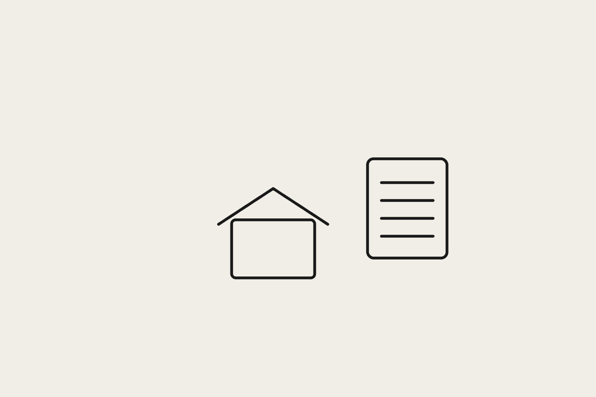 A house and a document representing prompt templates built for real estate agents