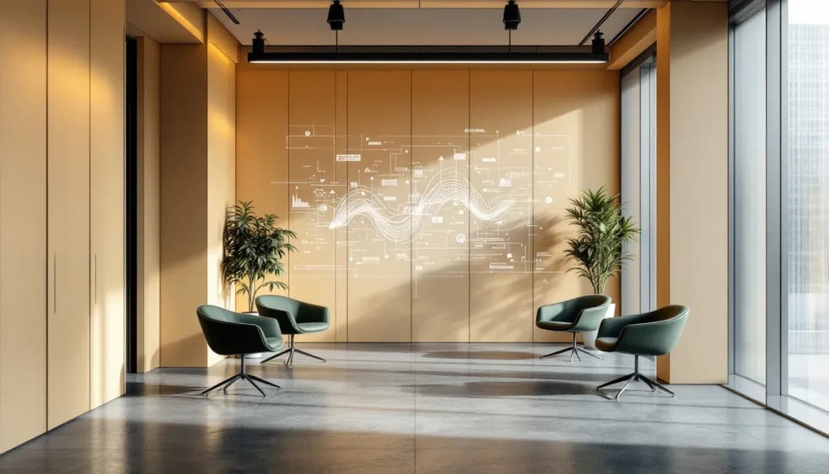 Sydney professional services office with AI workflow imagery