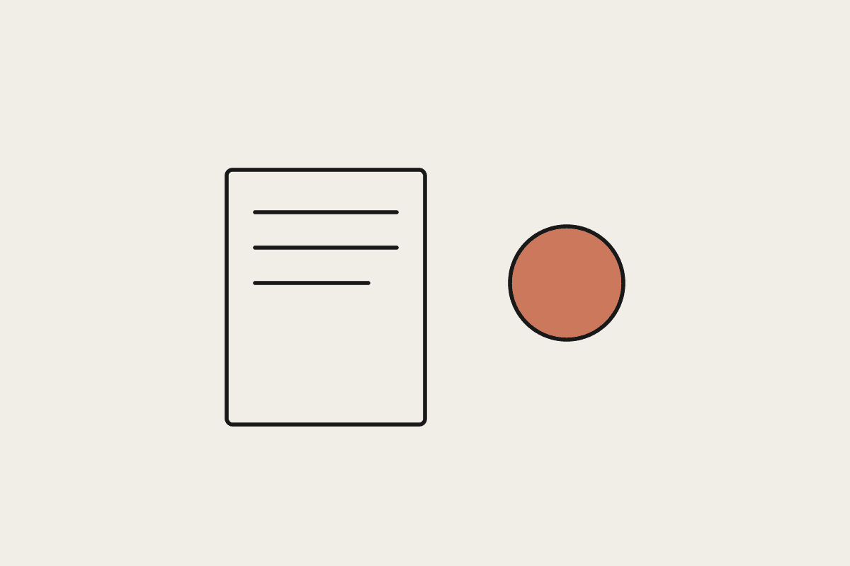 Hand-drawn legal document with lines of text beside a circular seal, illustrating Melbourne law firm automation