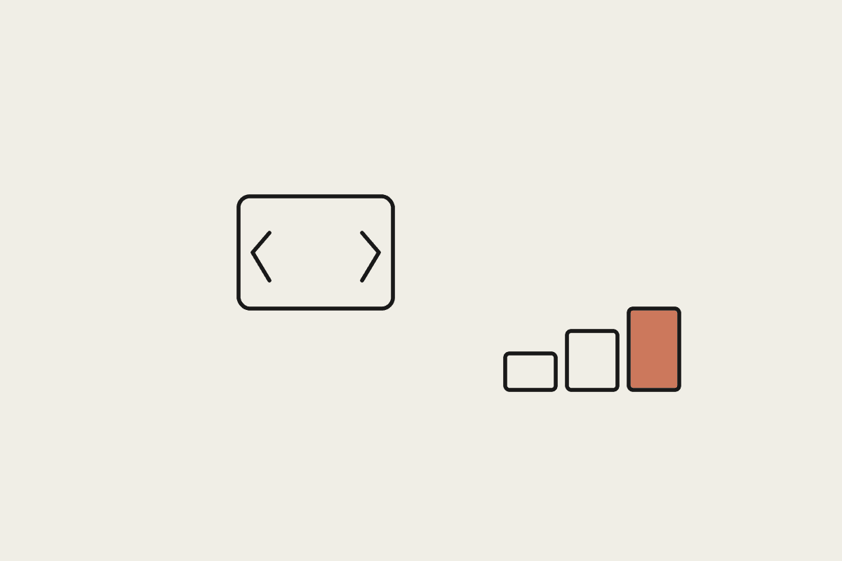 Illustration of a code panel and rising steps representing careful MCP server versioning