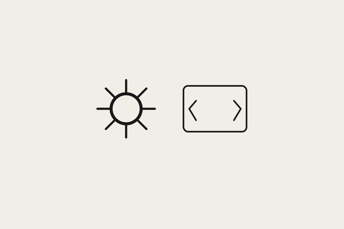 Illustration of a gear and a code bracket panel representing a bundled Cowork plugin