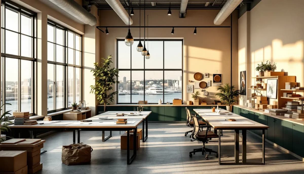 Sydney architectural practice with BIM workstations