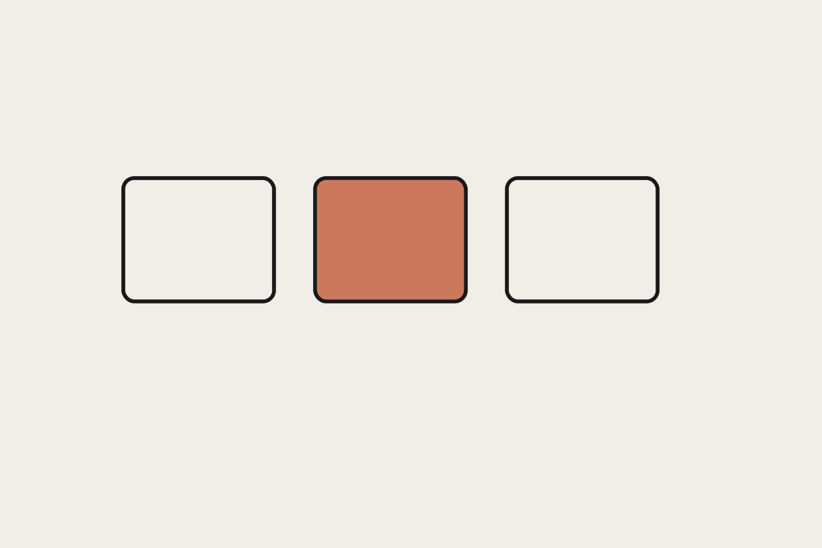Three connected panels with the centre one in terracotta, representing consumer app connectors versus structured business-system connectors