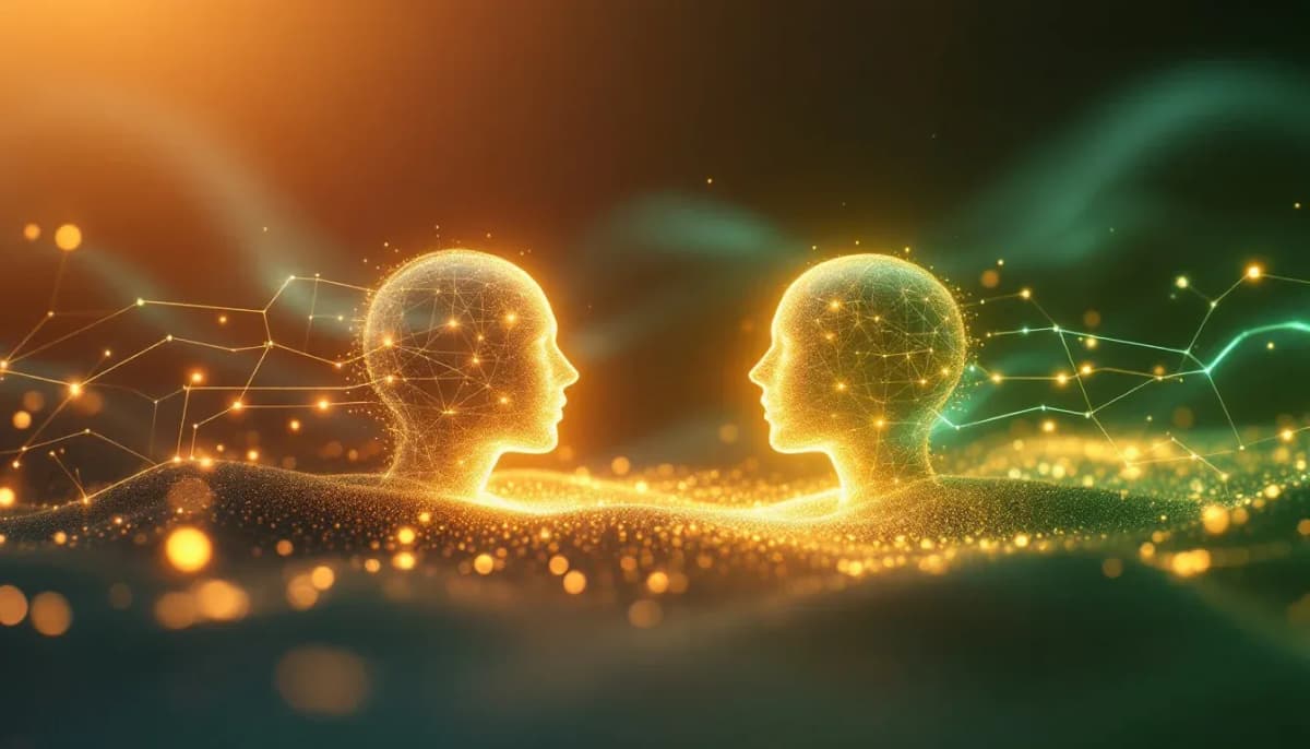 Two competing AI models represented as glowing nodes, illustrating a Claude versus GPT-5.5 comparison for Australian businesses